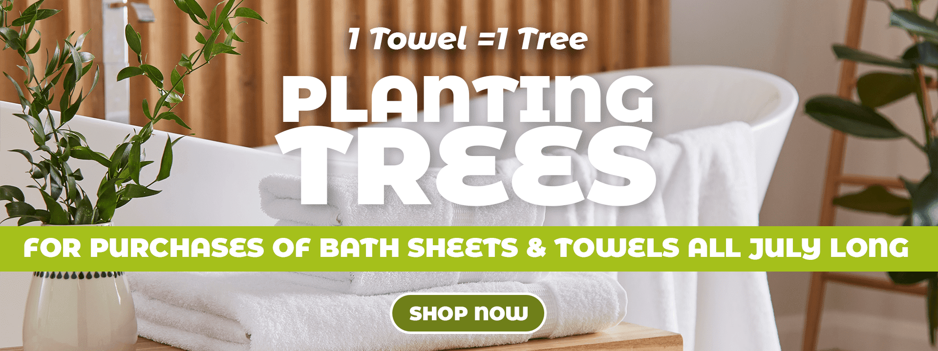 Tree Nation Plant Trees With Bath Towels & Sheets