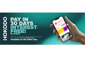 Pay in 30 days interest free when you use the Hokodo payment option at checkout.