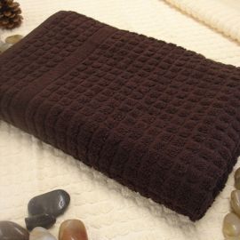 Mosaic Chocolate Bath Towels