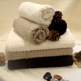 V550 Mosaic Design 100% Cotton Coloured Extra Long Bath Sheet 