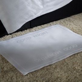 VE 'Good Morning'/'Good Night' Bedside Mat