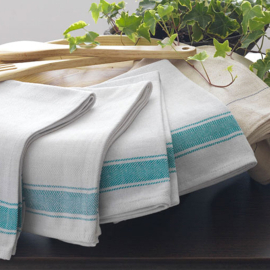 VE Kitchen Cloth Green Stripe