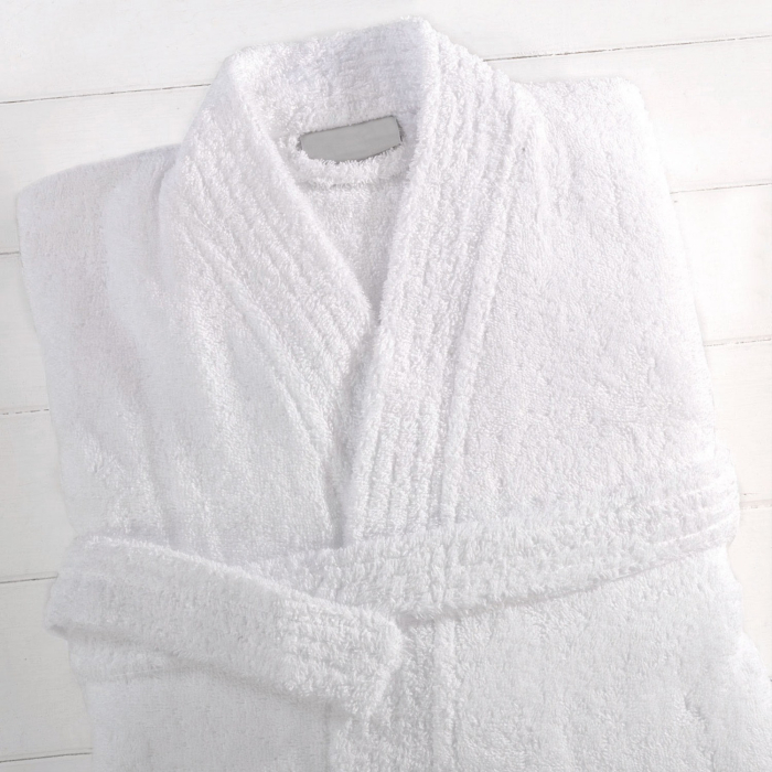 White terry towelling robe new arrivals