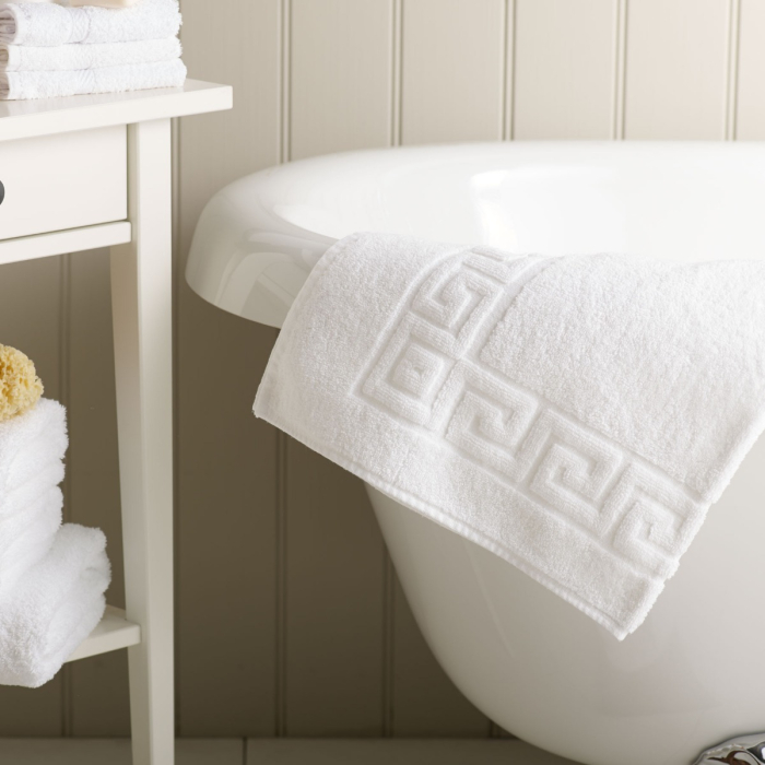 Towelling bath mats hot sale