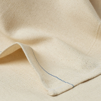 Close up of VE blue stripe design kitchen cloth