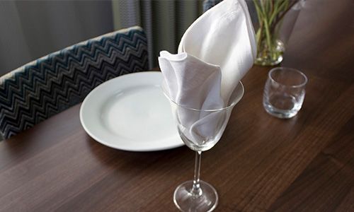lily goblet napkin fold
