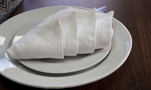 the diamond napkin fold