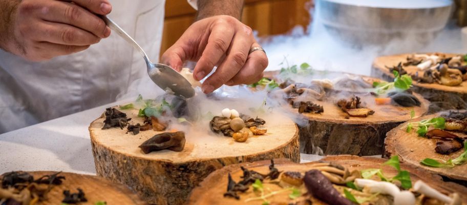 Chef Preparing Food